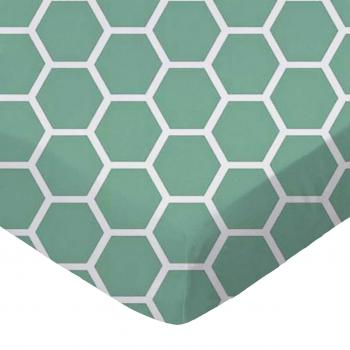 Seafoam Blue Honeycomb