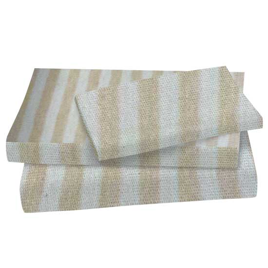 Beige Stripes Jersey Knit Twin