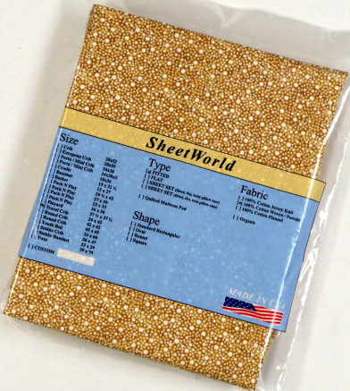 Brown Confetti Dots Cotton Travel Lite Playard Sheet - Fits BabyBjorn 24 x 42