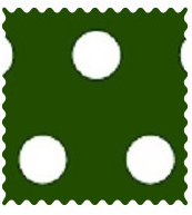 Polka Dots Hunter Green Fabric