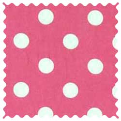 Polka Dots Pink Fabric