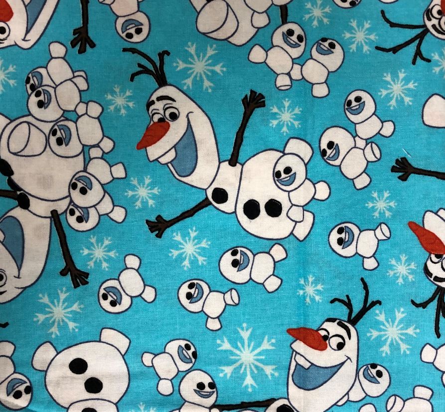 Olaf Fabric - 100% Cotton - 39 x 41 inches