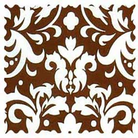 Brown Damask Fabric