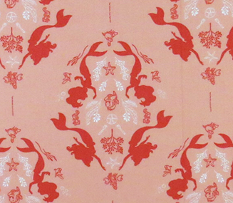 Little Mermaid Damask Fabric