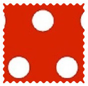 Polka Dots Red Fabric