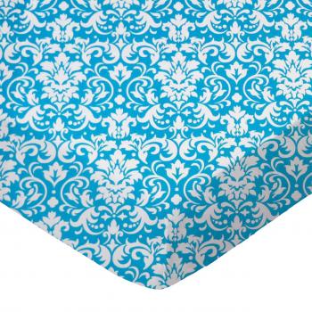 Turquoise Damask