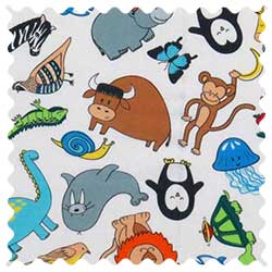 Fabric Shop Sheets Sheetworld Safari animals fabric