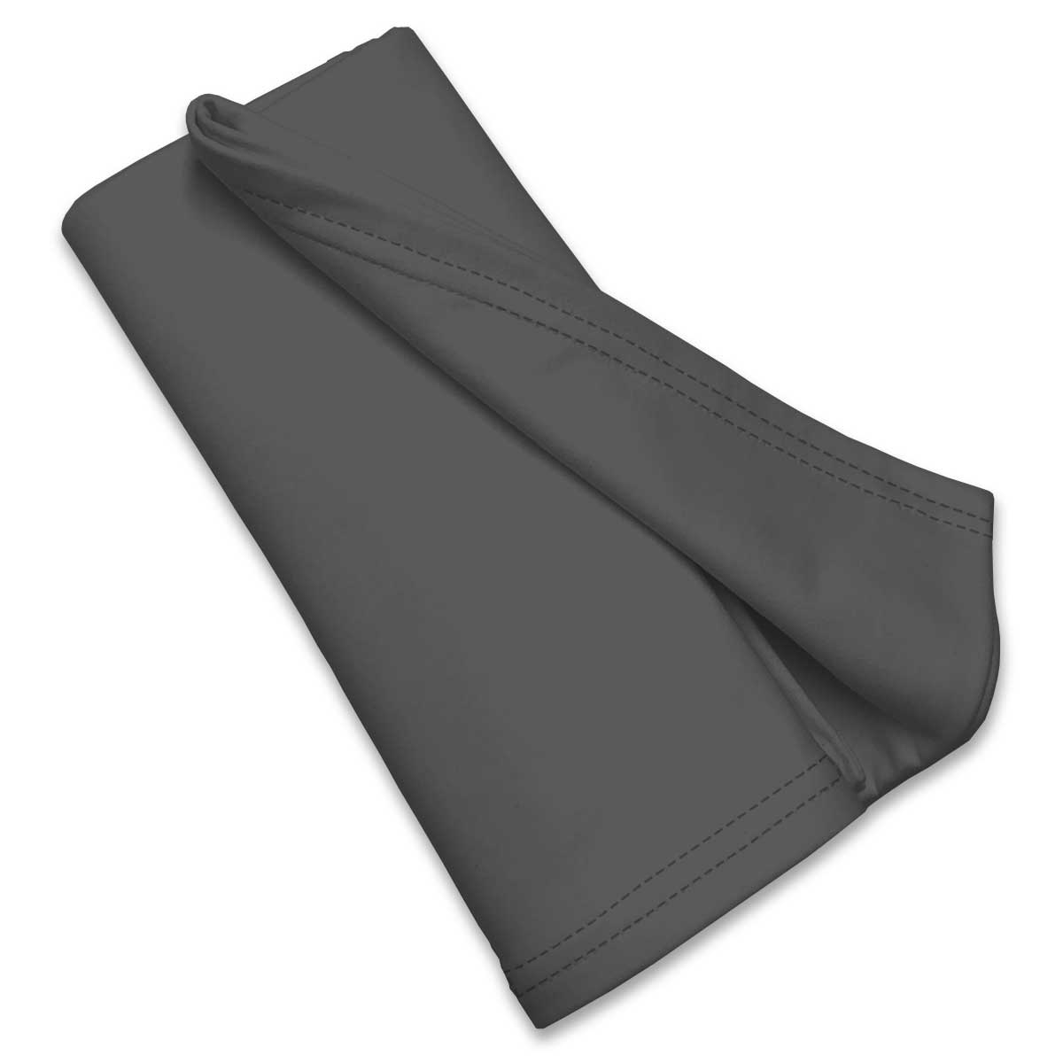 Flannel Dark Grey Portable / Mini Crib Sheets Sheetworld