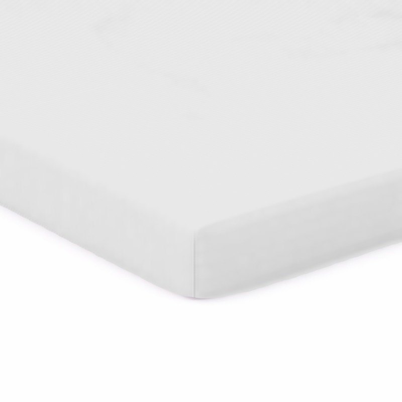 Organic White Jersey Knit Dream On Me Traveler Portable Bassinet sheet