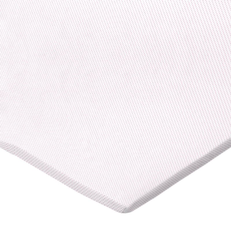 Pink Pindot Jersey Knit