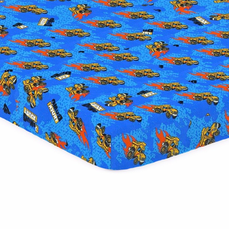 Dump Trucks MiClassic 2in1 Stationary & Rock Bassinet sheet
