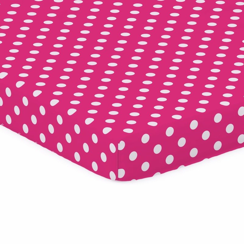 Polka Dots Hot Pink Bassinet - Fits Maxi Cosi sheet