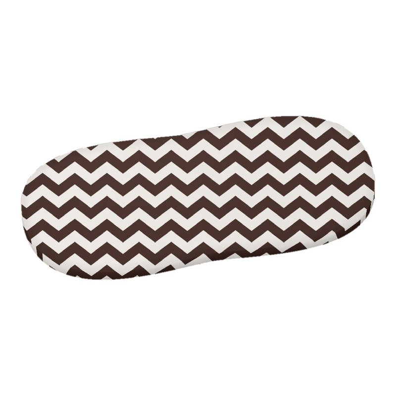 Brown Chevron Zigzag Bassinet Fits Halo sheet
