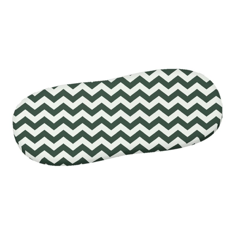 Hunter Green Chevron Zigzag Bassinet Fits Halo sheet