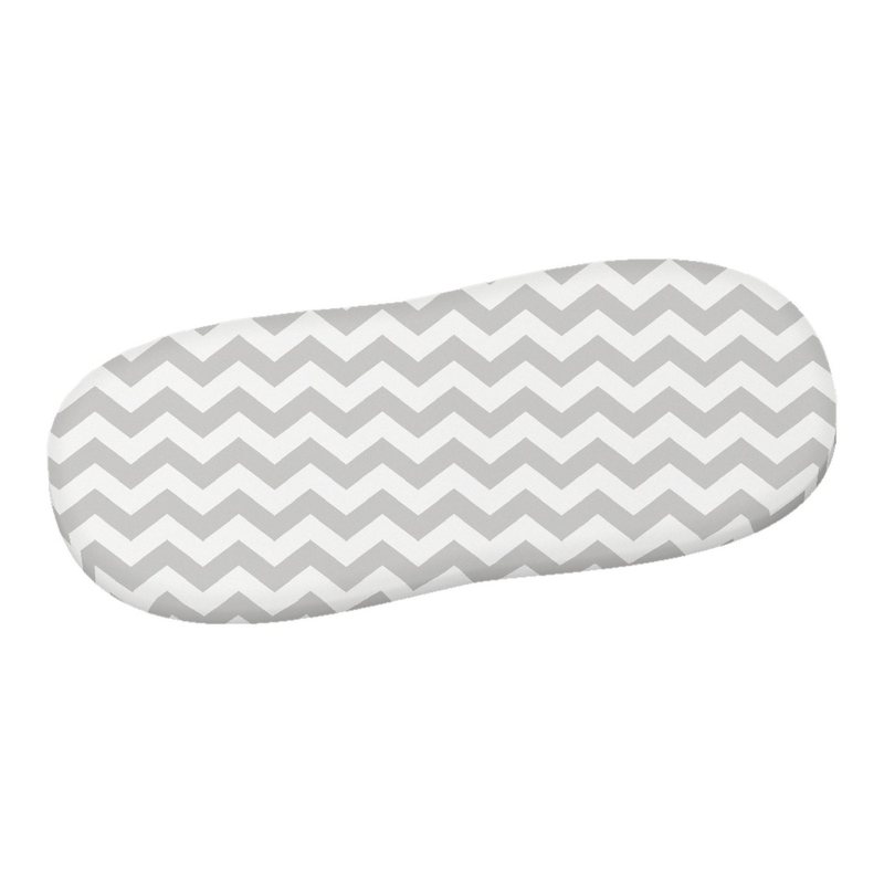 Grey Chevron Zigzag Bassinet Fits Halo sheet
