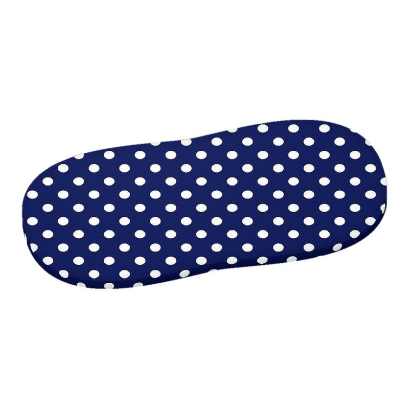 Primary Polka Dots Navy Woven