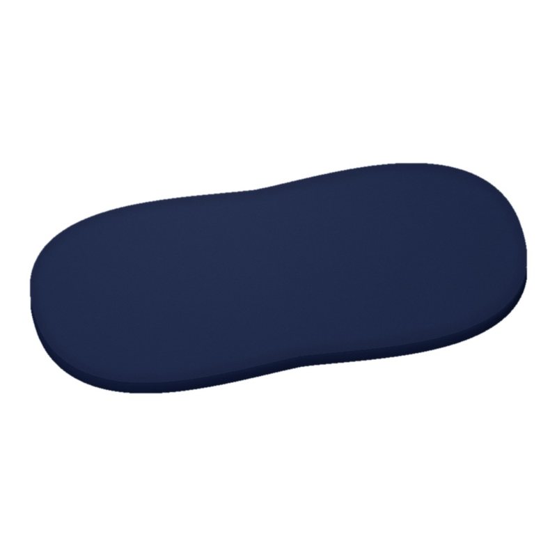 Solid Navy Woven Bassinet Fits Halo sheet