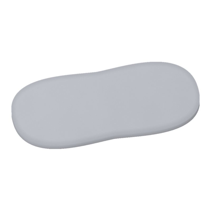 Solid Grey Woven Bassinet Fits Halo sheet
