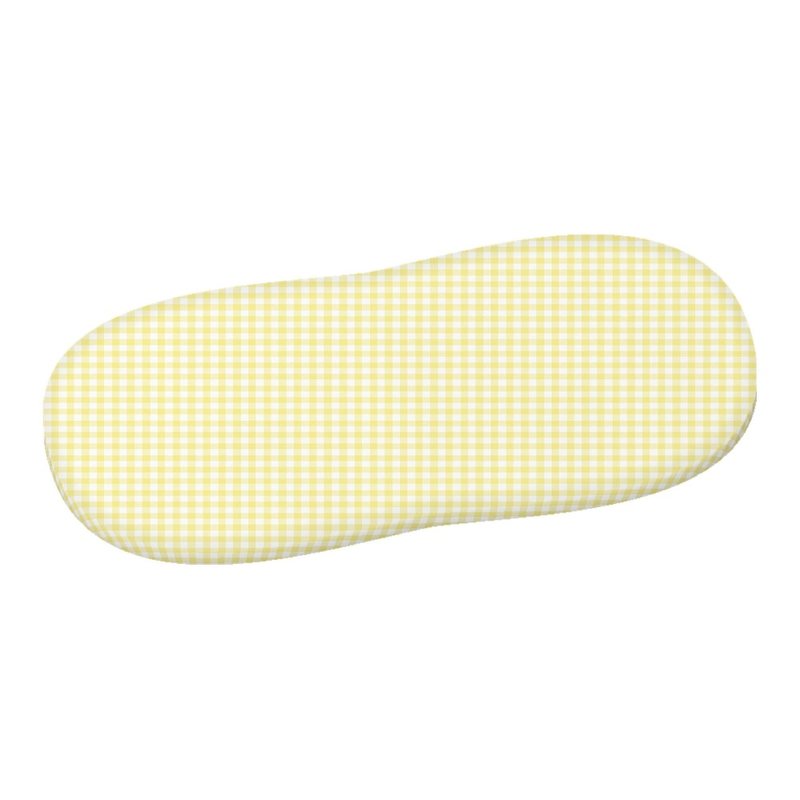 Yellow Gingham Jersey Bassinet Fits Halo sheet