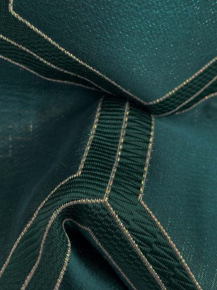 Hunter Green Honeycomb Jacquard Napkins