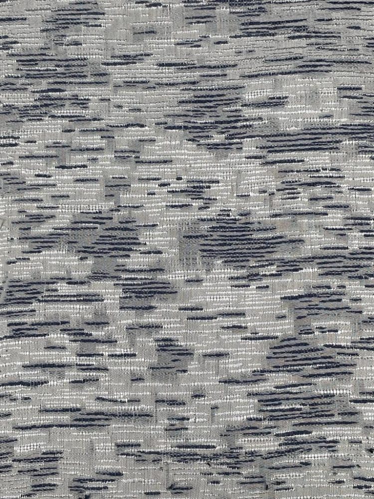 Silver Navy Stripe Jacquard Napkins