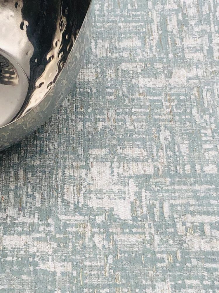 Sea Mist Abstract Jacquard Tablecloth