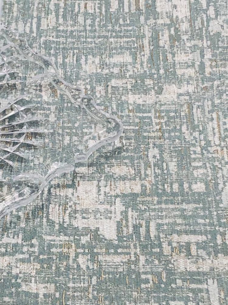 Sea Mist Abstract Jacquard Napkins