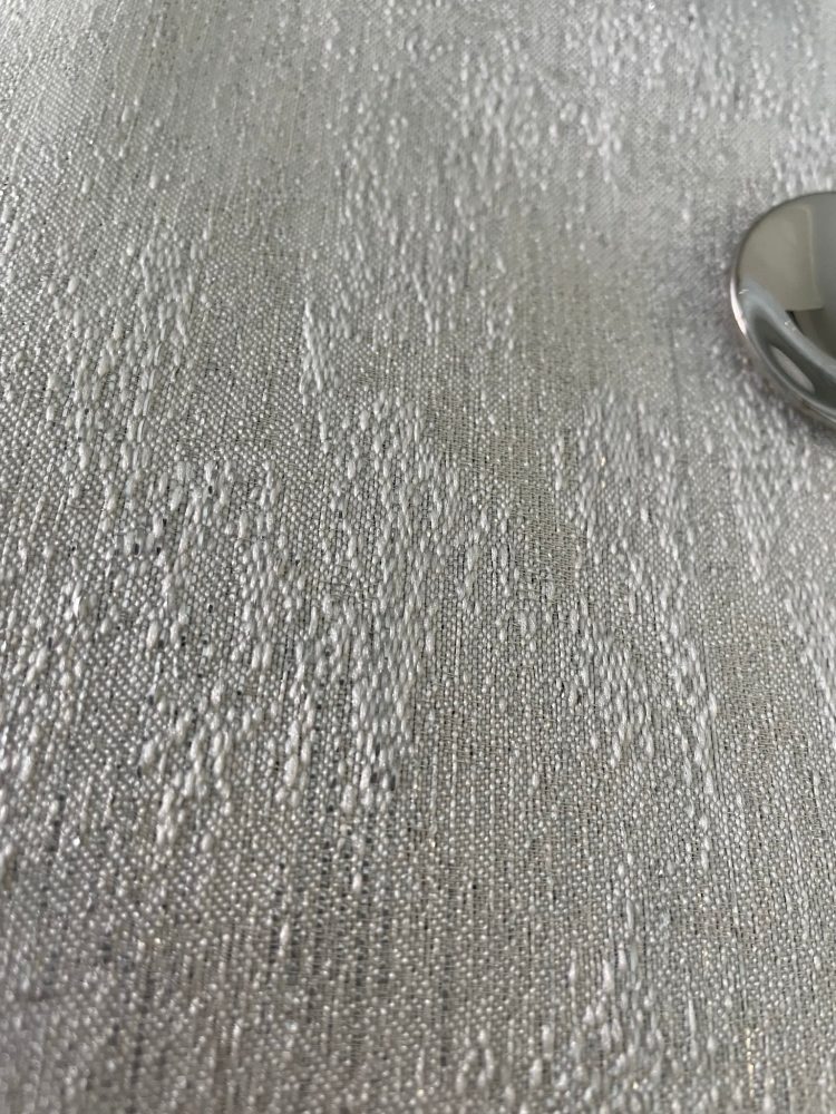 Silver Silver Stripe Jacquard Tablecloth