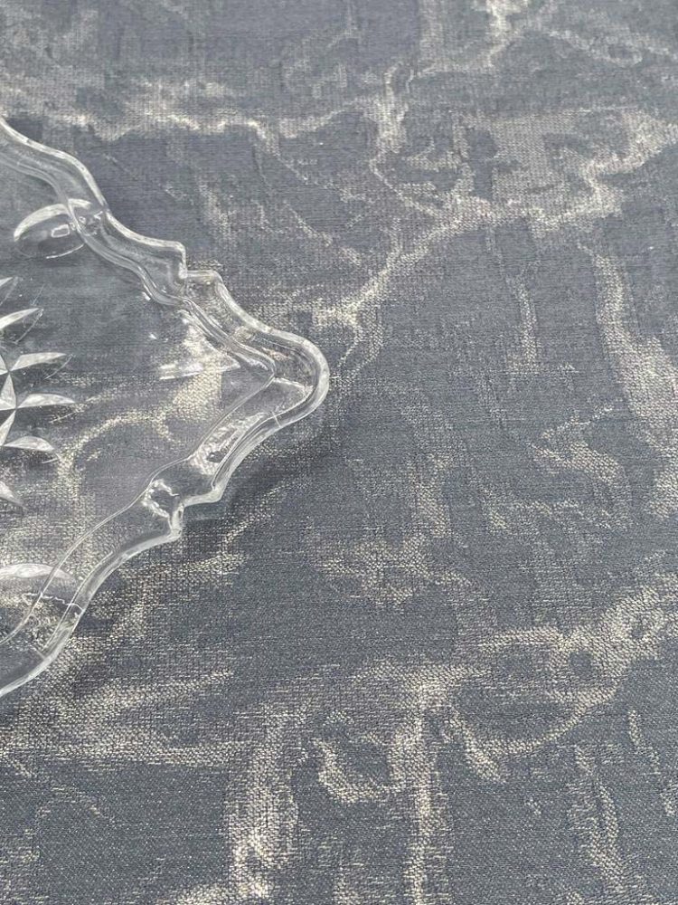Steel blue Smoke Screen Jacquard Napkins