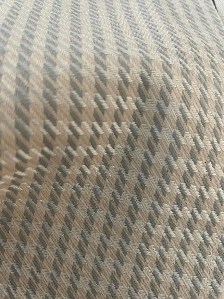 Gray Beige Houndstooth Jacquard Napkins