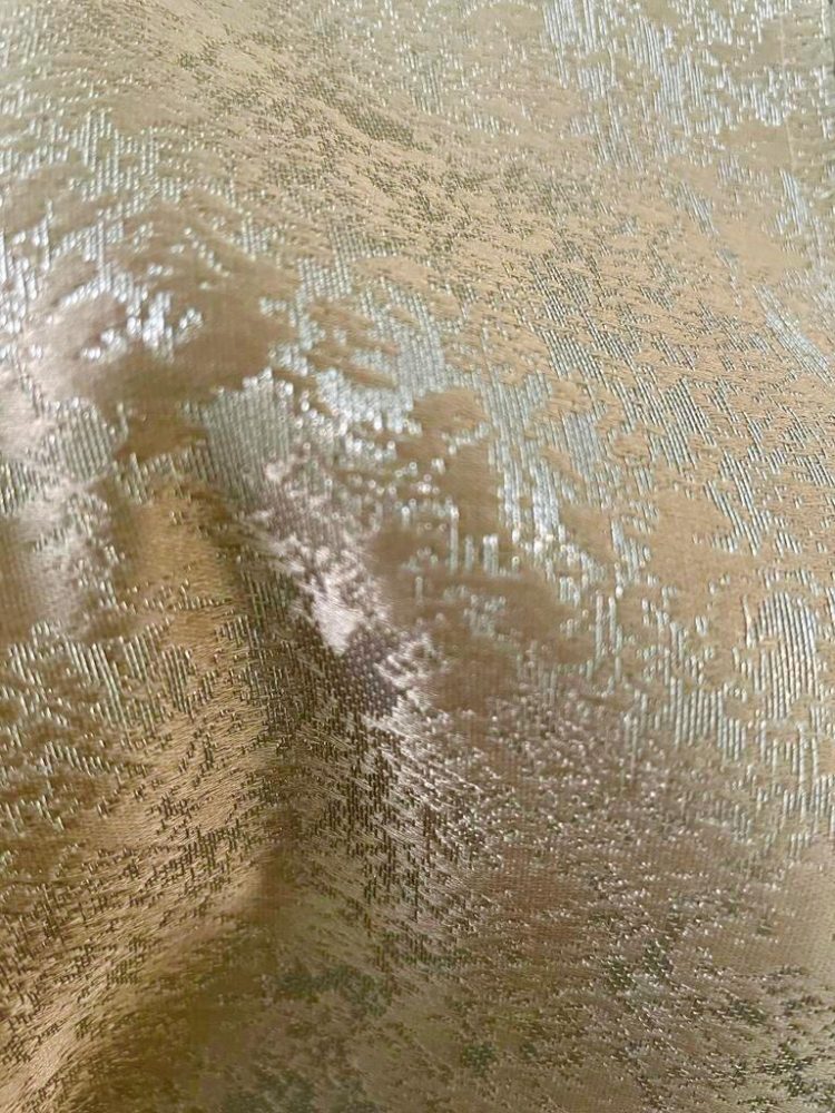 Metallic Gold Silver Splash Jacquard Napkins
