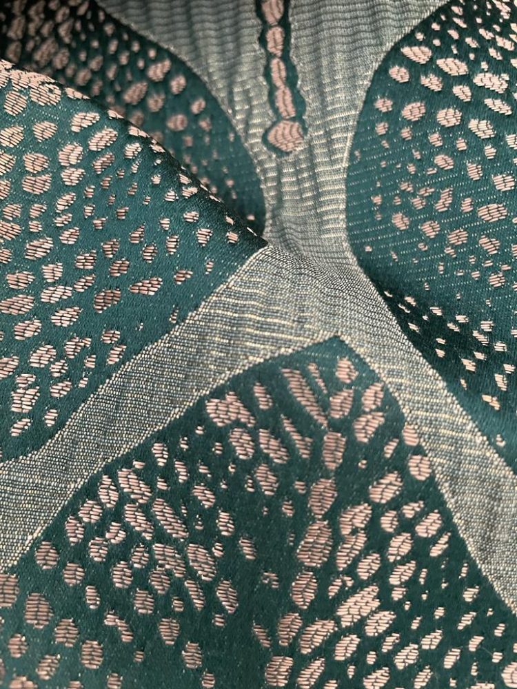 Green Leaf Jacquard Napkins
