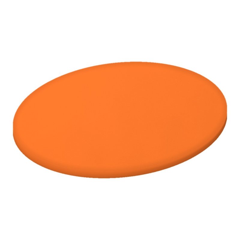 Burnt Orange Jersey Knit Oval Stokke Mini sheet