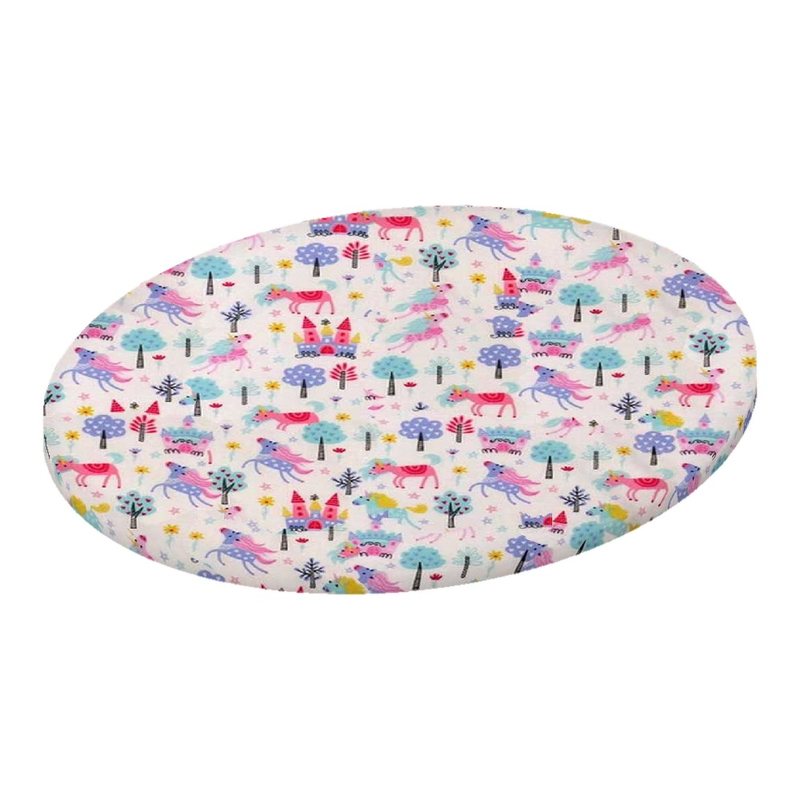 Unicorns Oval Stokke Mini sheet