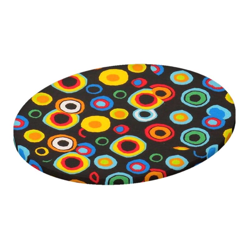 Colored Circles Black