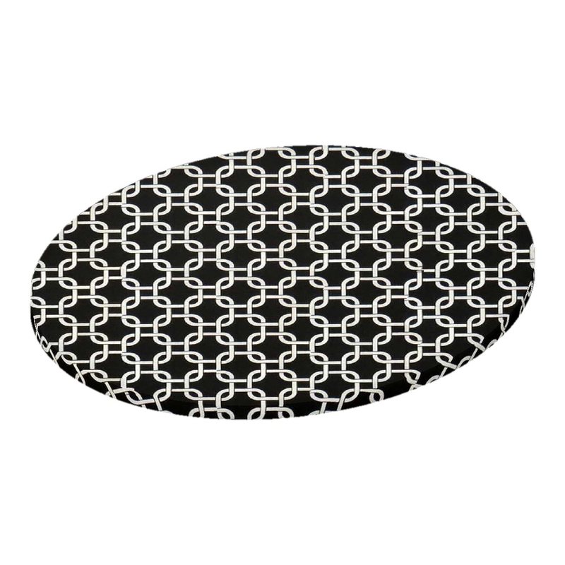 Black Links Oval Stokke Mini sheet