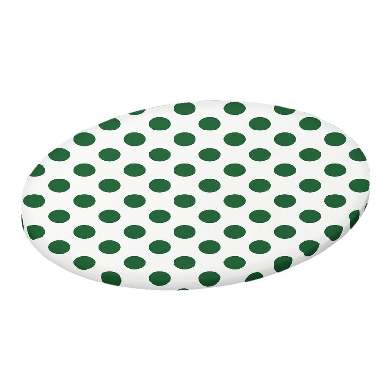 Hunter Green Polka Dots