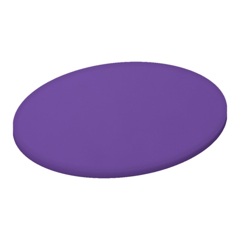 Solid Purple Woven Oval Stokke Mini sheet