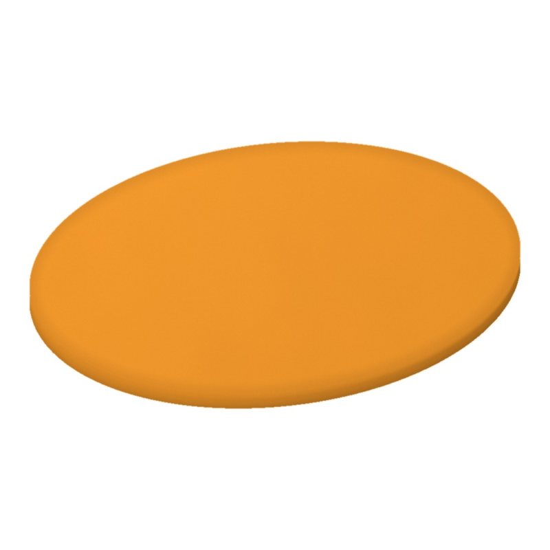 Solid Orange Woven Oval Stokke Mini sheet