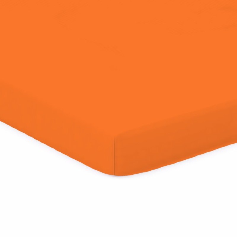 Burnt Orange Jersey Knit Qutanix Deluxe Nursery Center sheet