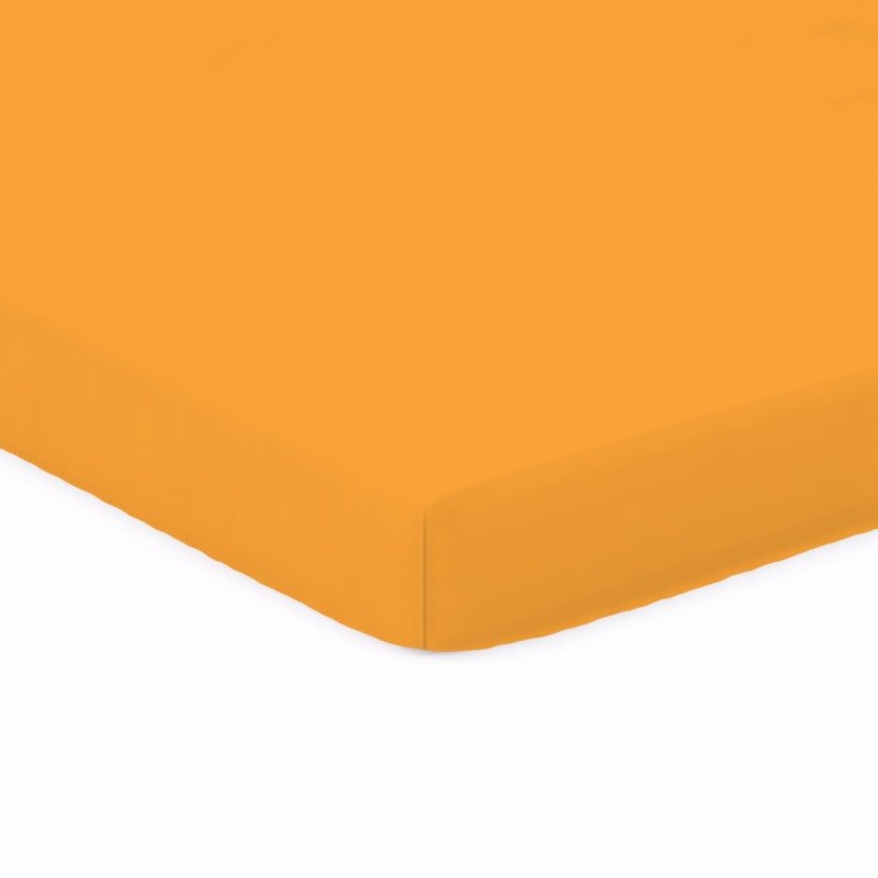 Solid Orange Jersey Knit Maxi Cosi Swift Play Yard sheet