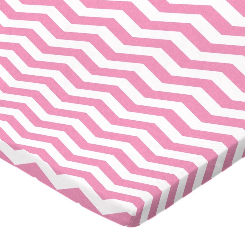 Sparkly Pink Chevron