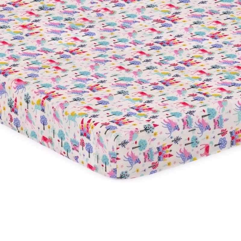 Unicorns Chicco Lullaby Playard sheet