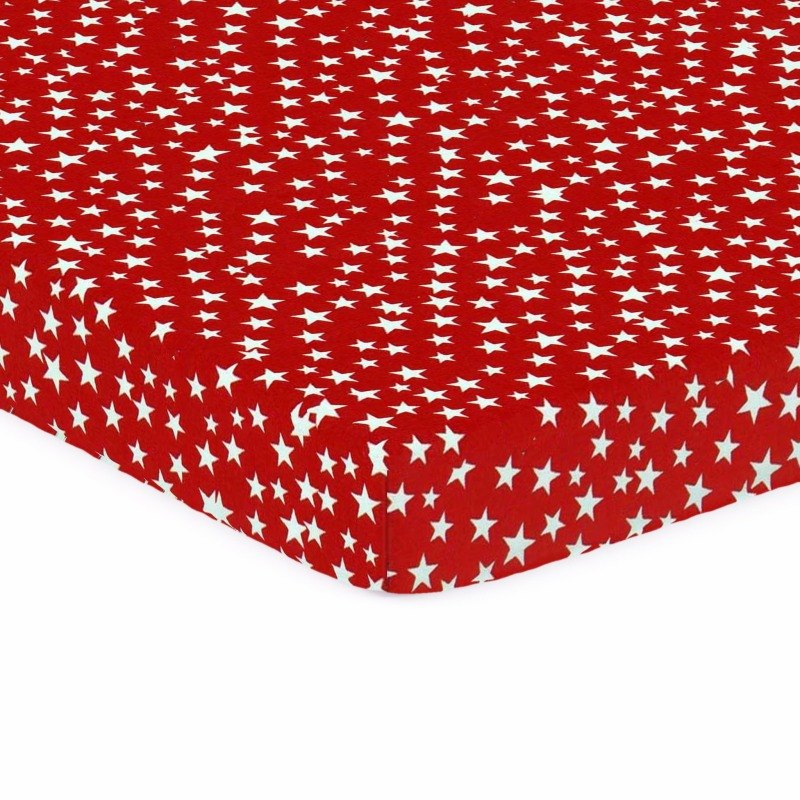Stars Red Cradle sheet