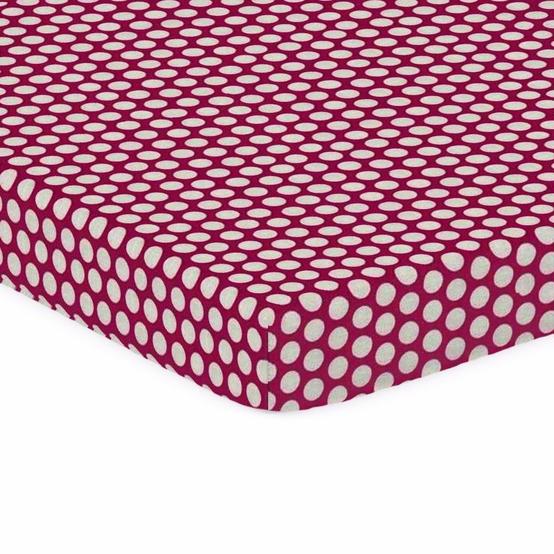 Dots Hot Pink Cradle sheet