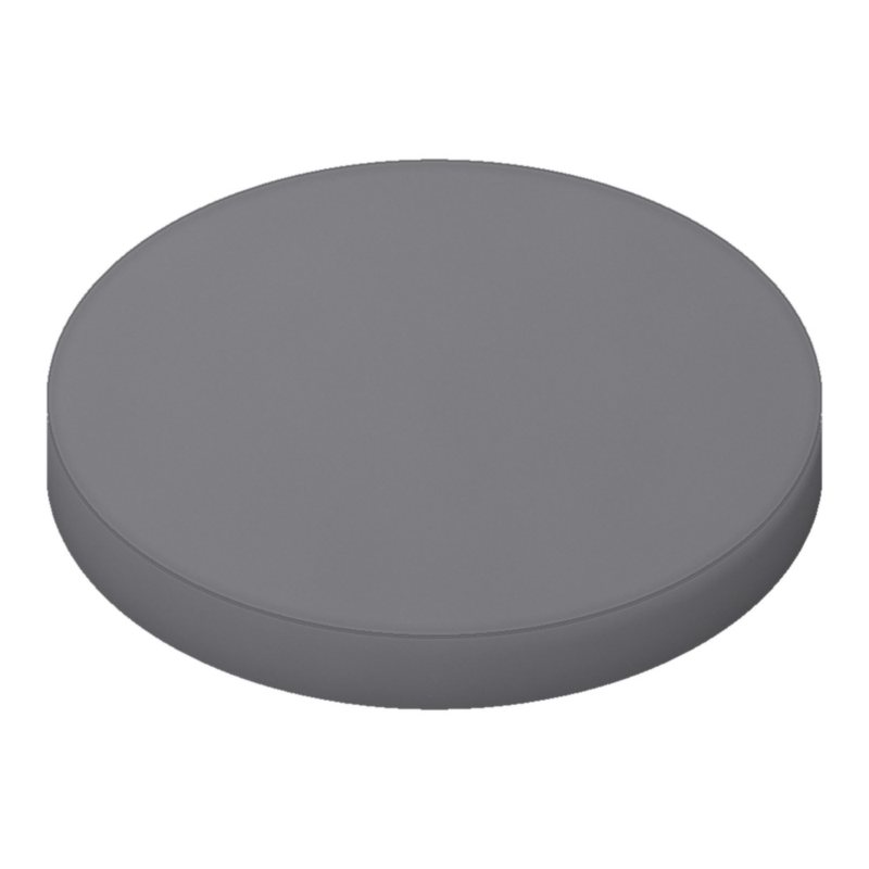 Flannel - Dark Grey Round Crib sheet