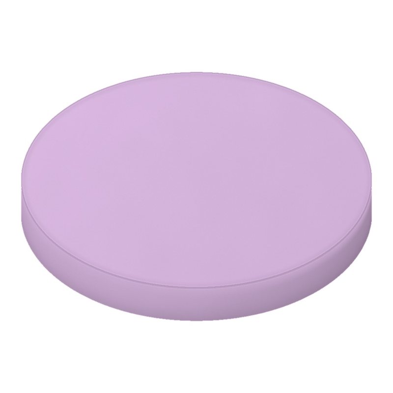 Solid Lavender Jersey Knit Round Crib sheet