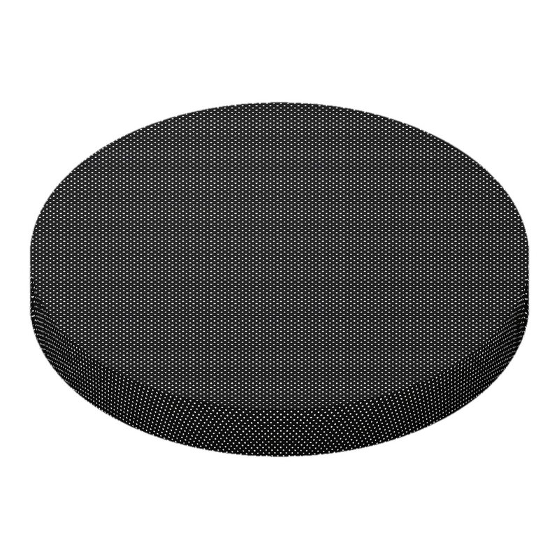 Pindots Black Round Crib sheet