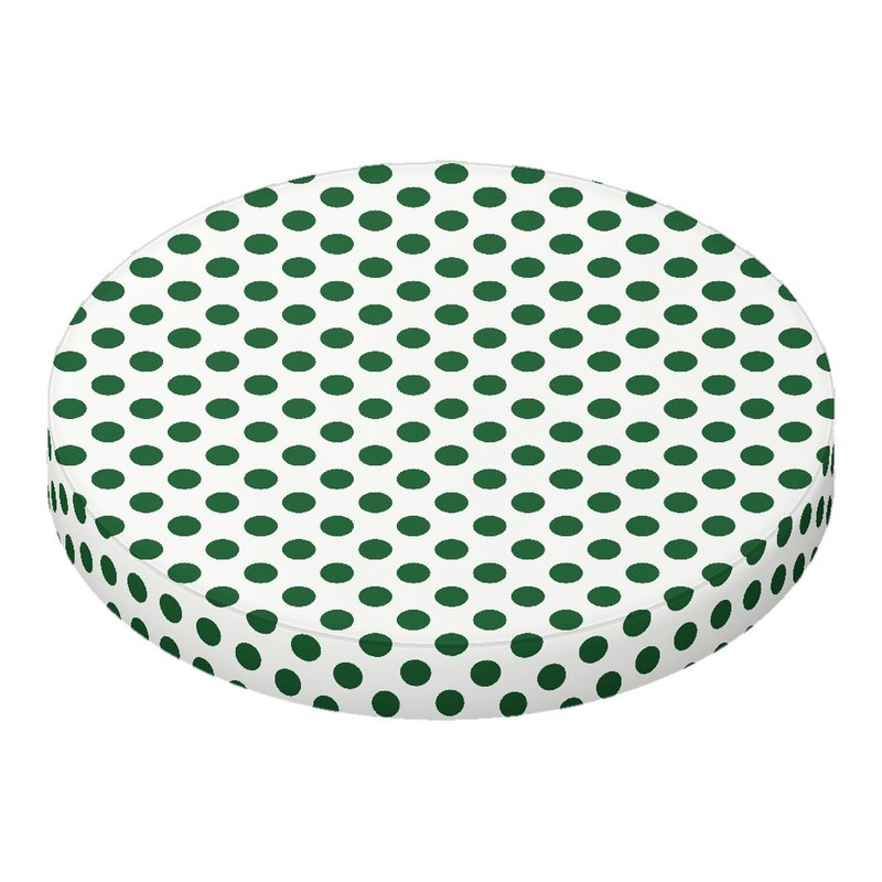 Hunter Green Polka Dots