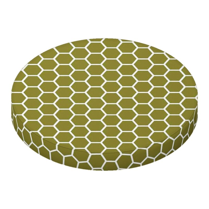 Sage Honeycomb Round Crib sheet